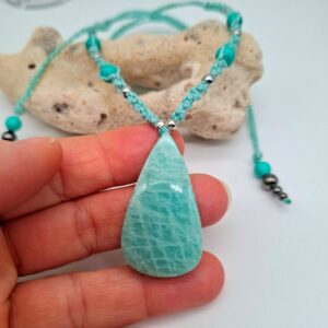 AMAZONIT ogrlica - Pretočnost