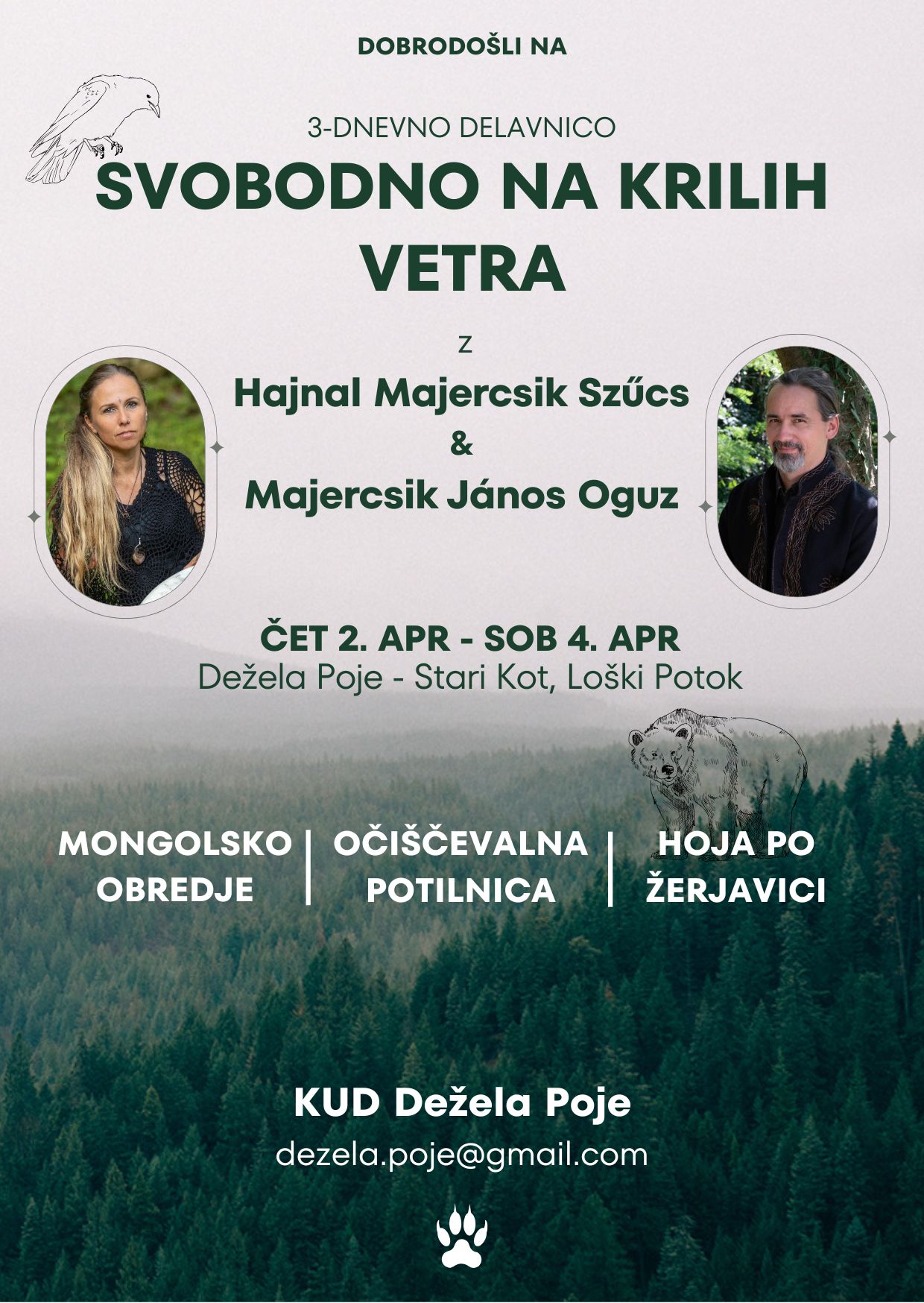 šamanska delavnica, transdihanje, hoja po žerjavici