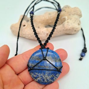 OGRLICA LAPIS LAZULI - Modrost Egipta
