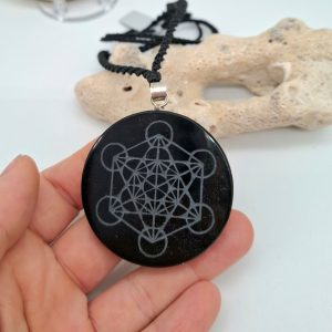OBSIDIAN METATRONOVA KOCKA medaljon